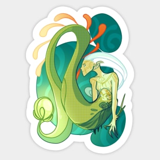 Witch from the Depths Sticker